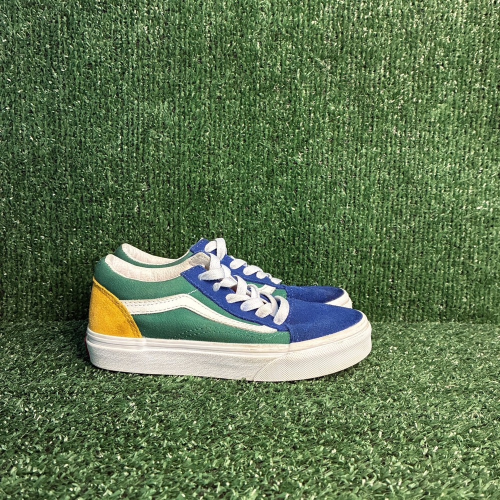 Vans Old Skool Yacht Club Colorblock Suede Canvas Skate Sneakers Multi Kids 1.0